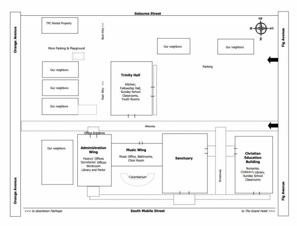 Campus Map - Trinity Presbyterian Church