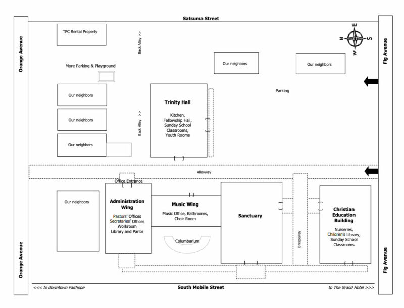 Campus Map - Trinity Presbyterian Church